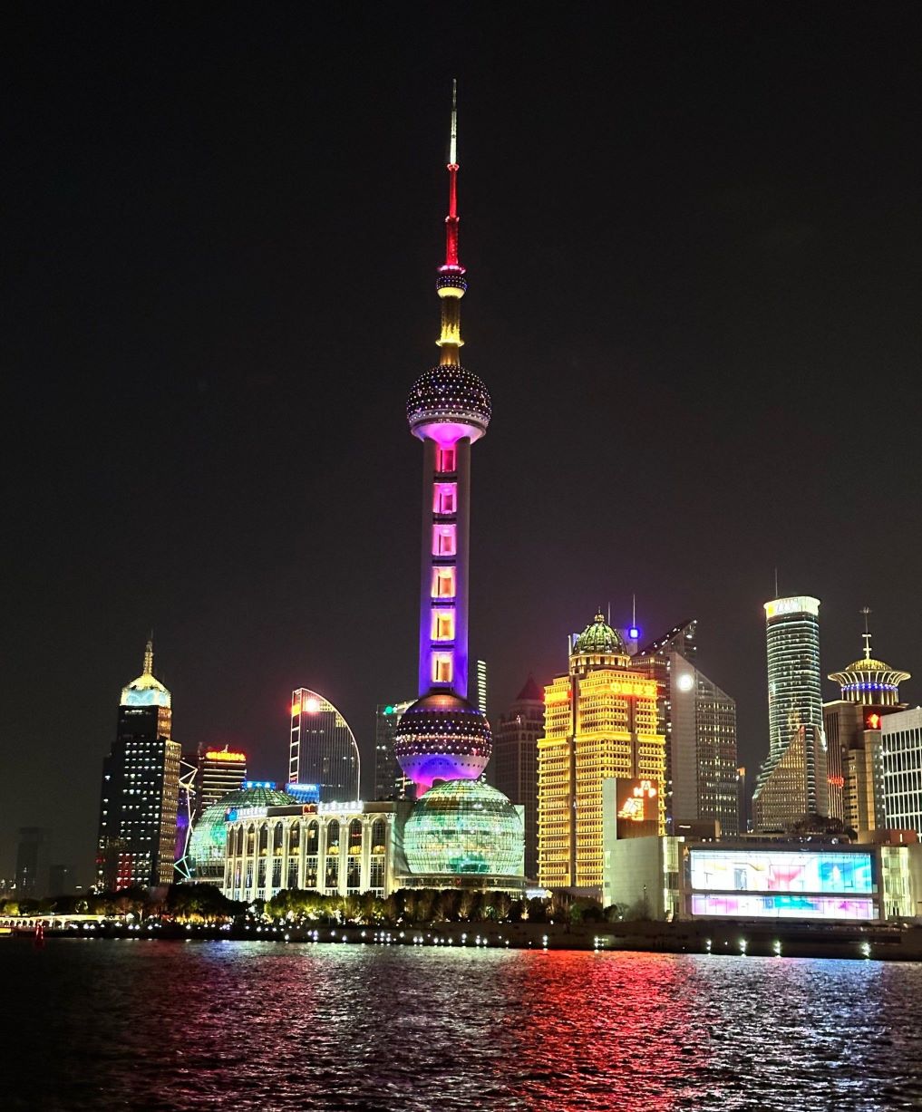 上海东方明珠塔城市地标